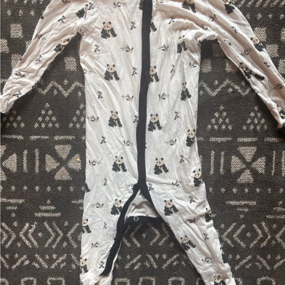 Kyte BABY Panda Print Footie